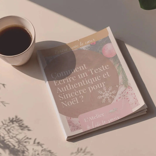 Livret d'inspiration GRATUIT - Comment Écrire un Texte Authentique et Sincère pour Noël de L'ATELIER DE LILI LA SOURIS - à télécharger