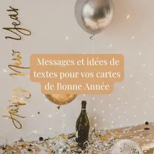 image de l'article de blog  Messages et idées de textes pour vos cartes de Bonne Année