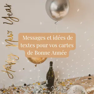 image de l'article de blog  Messages et idées de textes pour vos cartes de Bonne Année