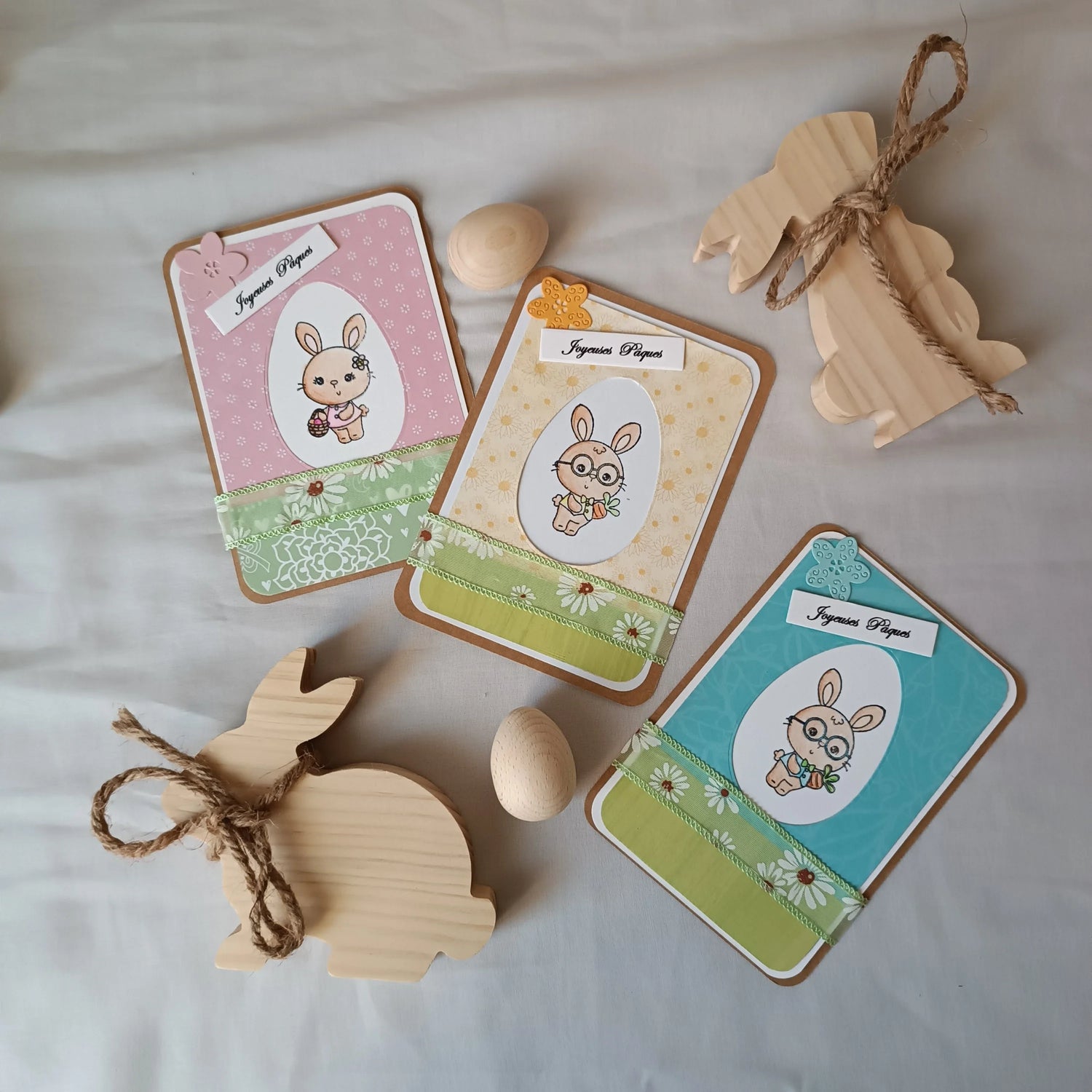 Carte de Pâques artisanale