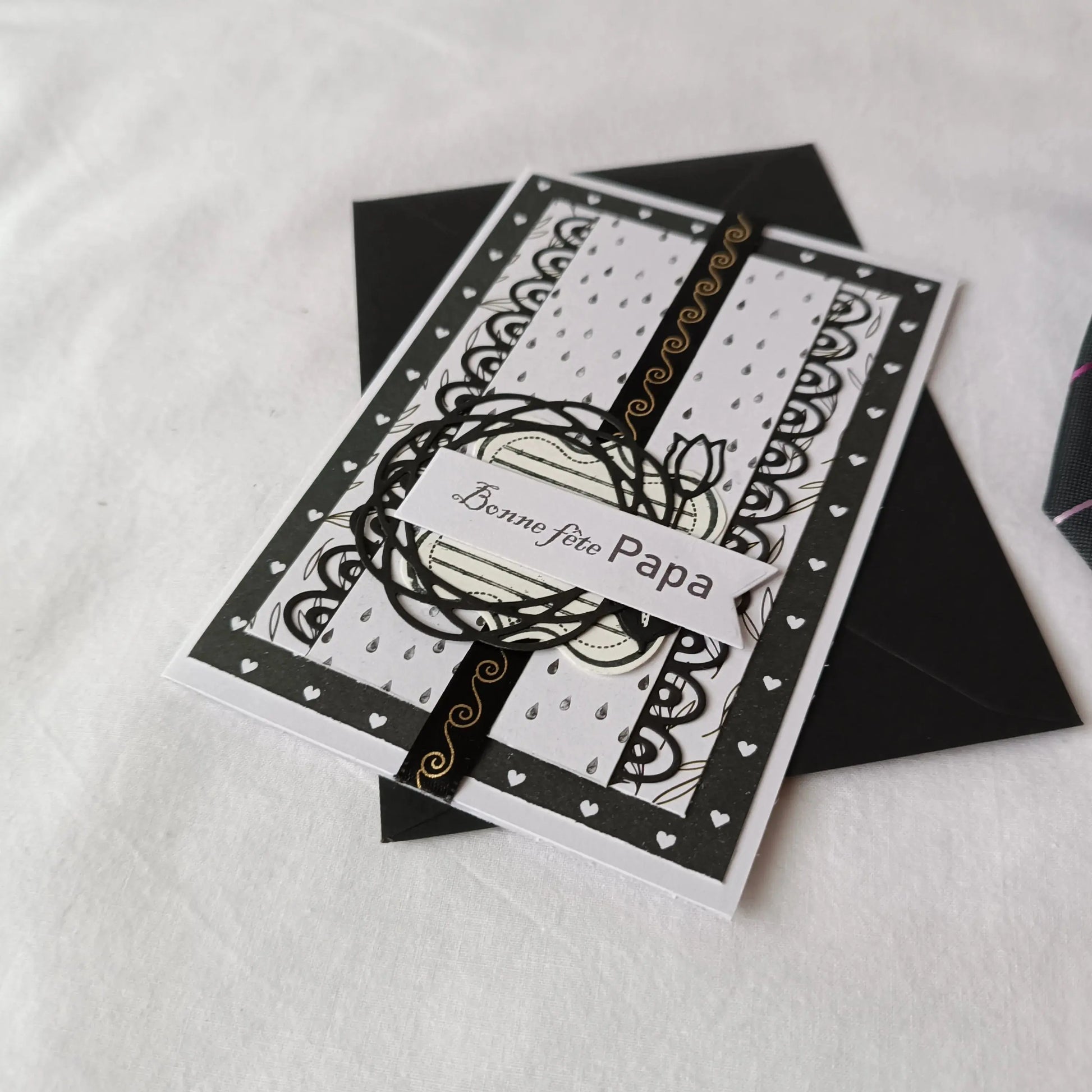 Carte bonne fête papa de L'Atelier de Lili la souris/ carte pour papa / carte fête des pères / jolie carte bonne fête papa / cadeau fête des pères / idée cadeau fêtes des pères 