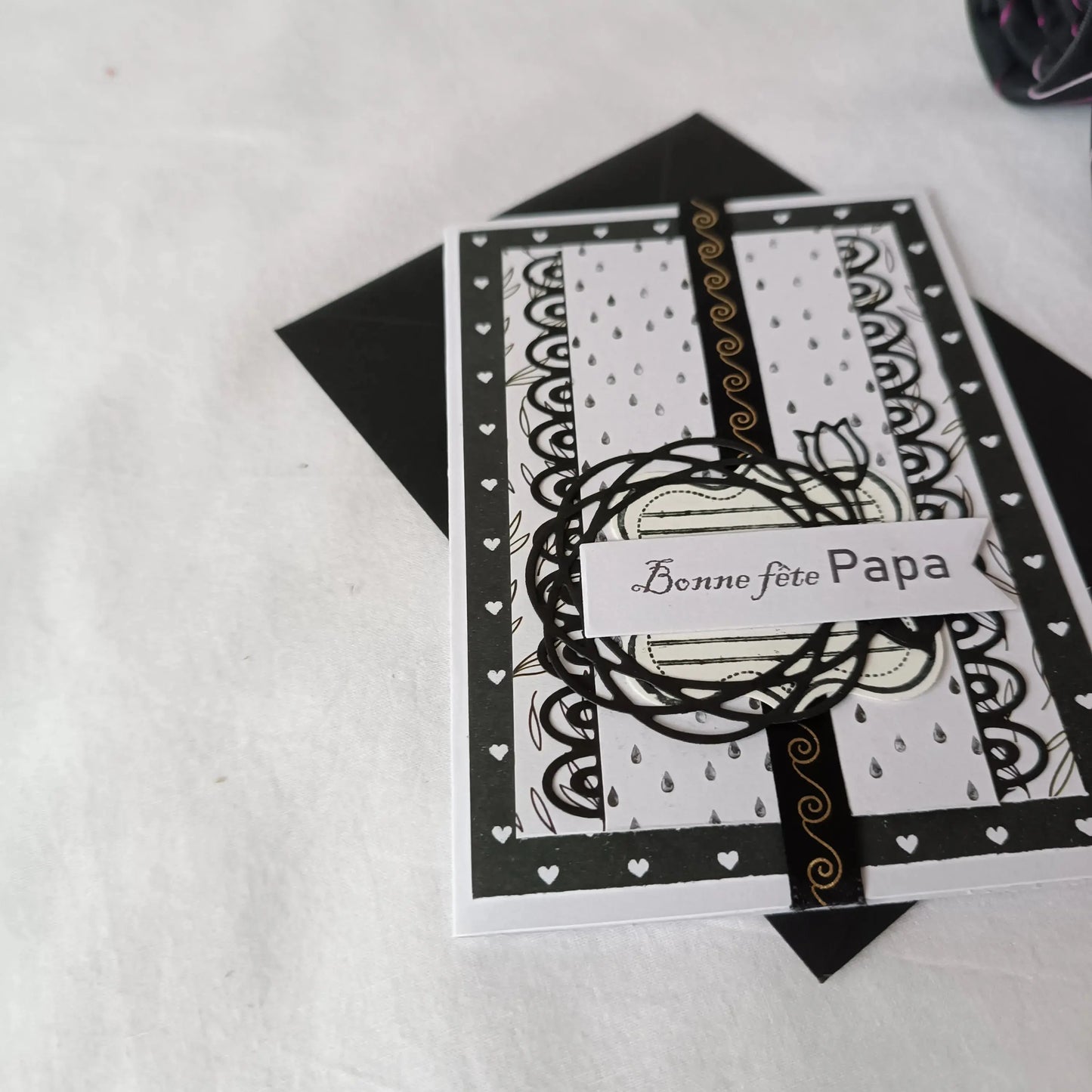 Carte bonne fête papa de L'Atelier de Lili la souris/ carte pour papa / carte fête des pères / jolie carte bonne fête papa / cadeau fête des pères / idée cadeau fêtes des pères 