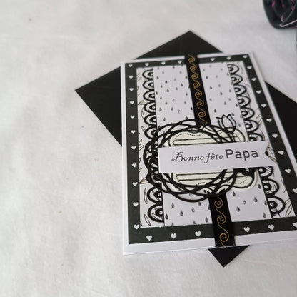 Carte bonne fête papa de L'Atelier de Lili la souris/ carte pour papa / carte fête des pères / jolie carte bonne fête papa / cadeau fête des pères / idée cadeau fêtes des pères 