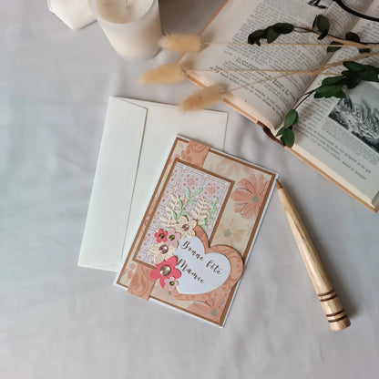 carte fête des Grands-Mères artisanale, carte fête des Grands-Mères fait main, carte fête des Grands-Mères originale, carte fête des Grands-Mères fleurie, carte pour Mamie, carte Bonne fête Mamie, carte fête des Grands-Mères avec cœur, carte fête des Grands-Mères scrapbooking, carte artisanale pour grand-mère, carte fête des Grands-Mères élégante, carte fête des Grands-Mères traditionnelle, idée carte fête des Grands-Mères originale, carte fête des Grands-Mères artisanale avec fleurs, carte fête des Grands-