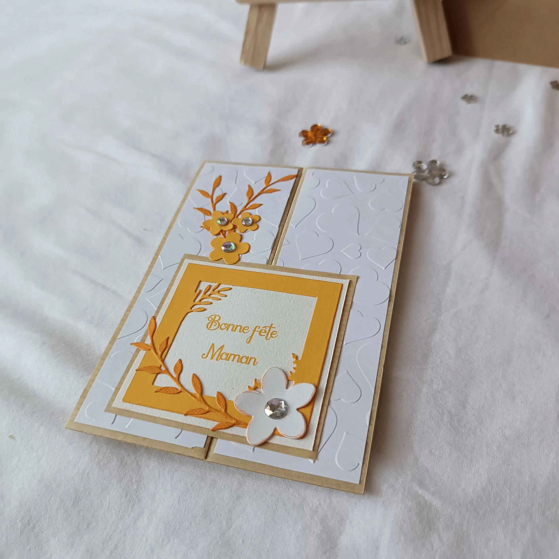 Carte bonne fête maman de l'Atelier de Lili la souris / Carte bonne fête maman / carte pour maman / carte fête des mères / jolie carte bonne fête maman / cadeau fête des mères / idée cadeau fêtes des mères / bonne fête Maman / idée cadeau maman / idée cadeau fête des maman / cadeau pour maman / cadeau fait-main pour maman