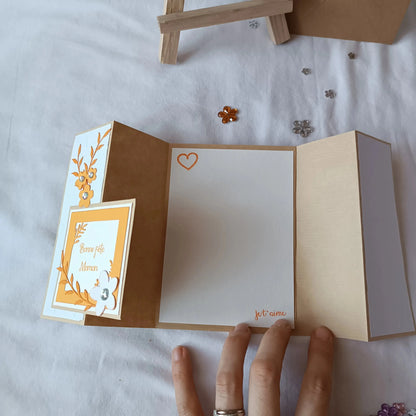 Carte bonne fête maman de l'Atelier de Lili la souris / carte pour maman / carte fête des mères / jolie carte bonne fête maman / cadeau fête des mères / idée cadeau fêtes des mères / bonne fête Maman / idée cadeau maman / idée cadeau fête des maman / cadeau pour maman / cadeau fait-main pour maman