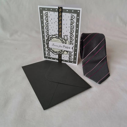 Carte bonne fête papa de L'Atelier de Lili la souris/ carte pour papa / carte fête des pères / jolie carte bonne fête papa / cadeau fête des pères / idée cadeau fêtes des pères 