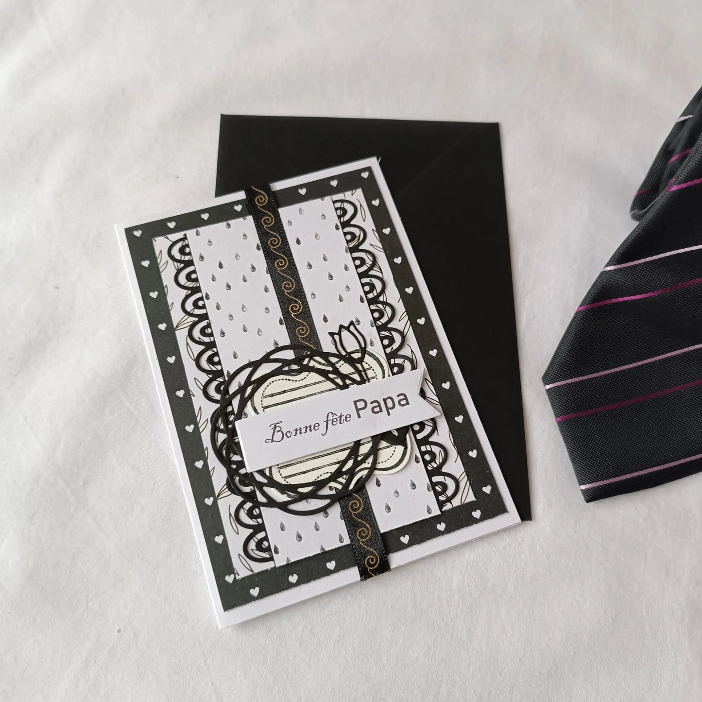 Carte bonne fête papa de L'Atelier de Lili la souris/ carte pour papa / carte fête des pères / jolie carte bonne fête papa / cadeau fête des pères / idée cadeau fêtes des pères 