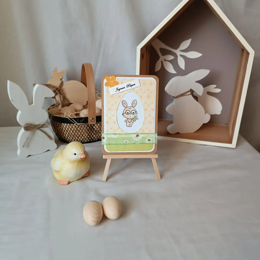 carte Joyeuses Pâques fait main de L’Atelier de Lili la souris, carte Joyeuses Pâques , carte de Pâques fait main, carte de Pâques artisanale, carte Pâques enfant, carte lapin de Pâques, carte de vœux Pâques, carte Pâques scrapbooking, carte Pâques originale, carte Pâques artisanale , carte Pâques avec lapin, carte Joyeuses Pâques fait main artisanale, carte de Pâques scrapbooking, carte de Pâques jaune, carte Pâques enfant fait main, carte Pâques originale enfant, carte de Pâques lapin mignon, carte Pâques