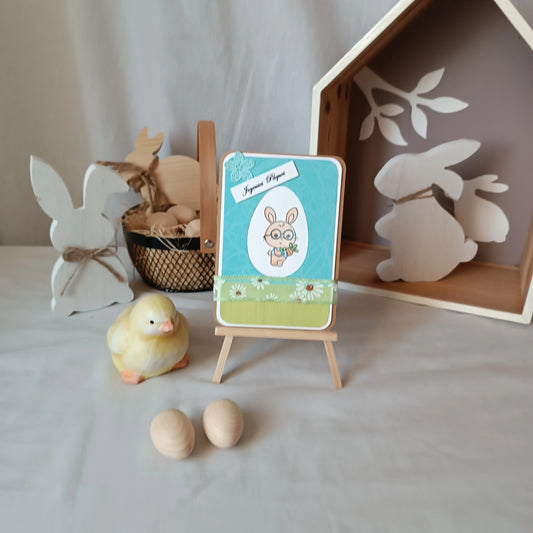 carte Joyeuses Pâques fait main de L’Atelier de Lili la souris, carte Joyeuses Pâques , carte de Pâques fait main, carte de Pâques artisanale, carte Pâques enfant, carte lapin de Pâques, carte de vœux Pâques, carte Pâques scrapbooking, carte Pâques originale, carte Pâques artisanale , carte Pâques avec lapin, carte Joyeuses Pâques fait main artisanale, carte de Pâques scrapbooking, carte de Pâques jaune, carte Pâques enfant fait main, carte Pâques originale enfant, carte de Pâques lapin mignon, carte Pâques