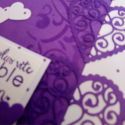 Carte de saint valentin violette – l’atelier de lili la souris - carte artisanale saint valentin – carte saint valentin scrapbooking - cadeau saint valentin - idée cadeau saint valentin- cadeau saint valentin femme - cadeau saint valentin homme - carte de saint valentin - saint valentin - cadeau saint valentin ado - carte amoureux - carte d amour, - je t aime - fêter l amour - célébrer l amour