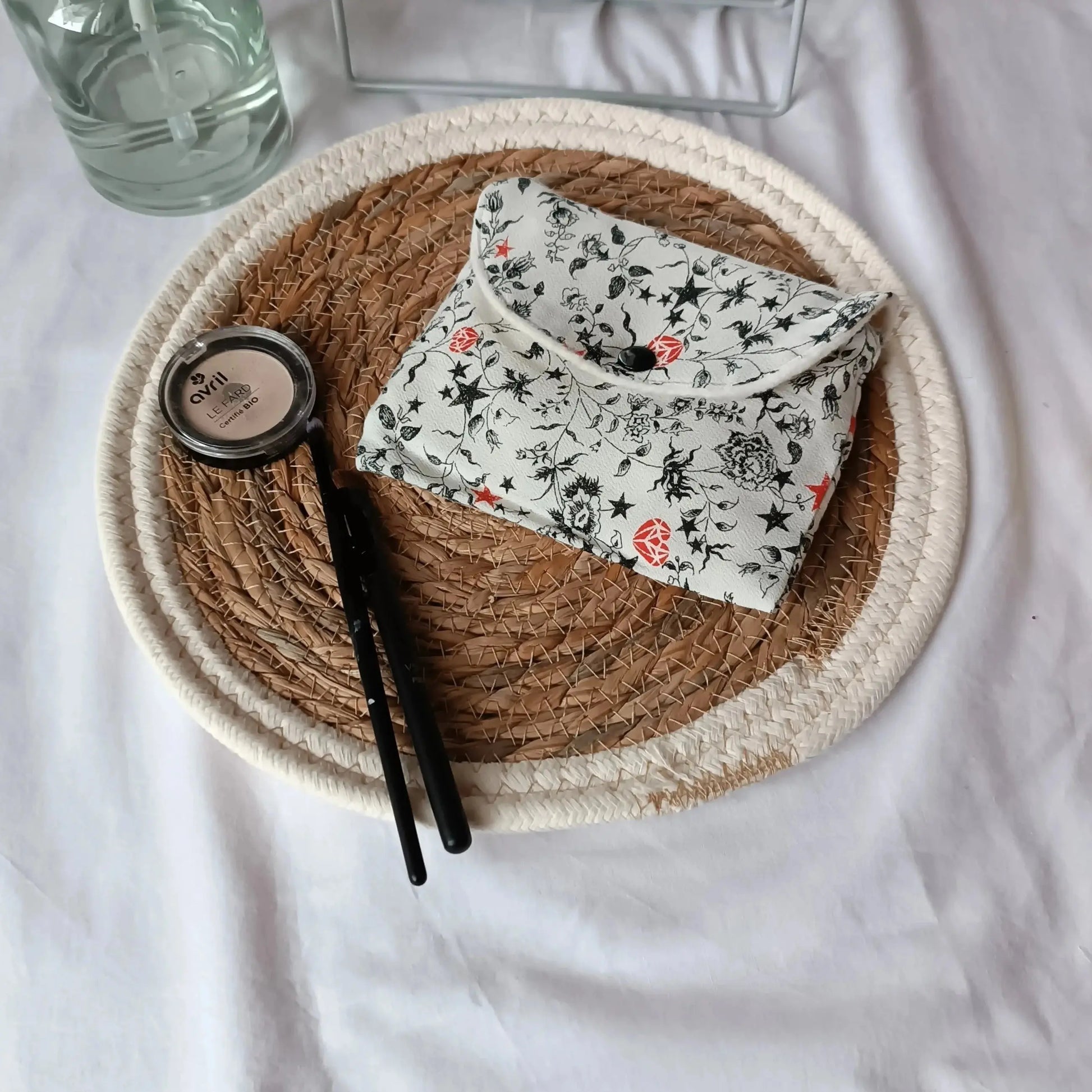 Lingettes démaquillantes / lingettes lavables / lingettes réutilisable / accessoires zéro déchet / lingettes écoresponsable / lingettes éponge de bambou / lingette démaquillante lavable / lot de 3 lingettes démaquillantes lavables / pochette et lingettes démaquillantes