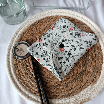Lingettes démaquillantes / lingettes lavables / lingettes réutilisable / accessoires zéro déchet / lingettes écoresponsable / lingettes éponge de bambou / lingette démaquillante lavable / lot de 3 lingettes démaquillantes lavables / pochette et lingettes démaquillantes